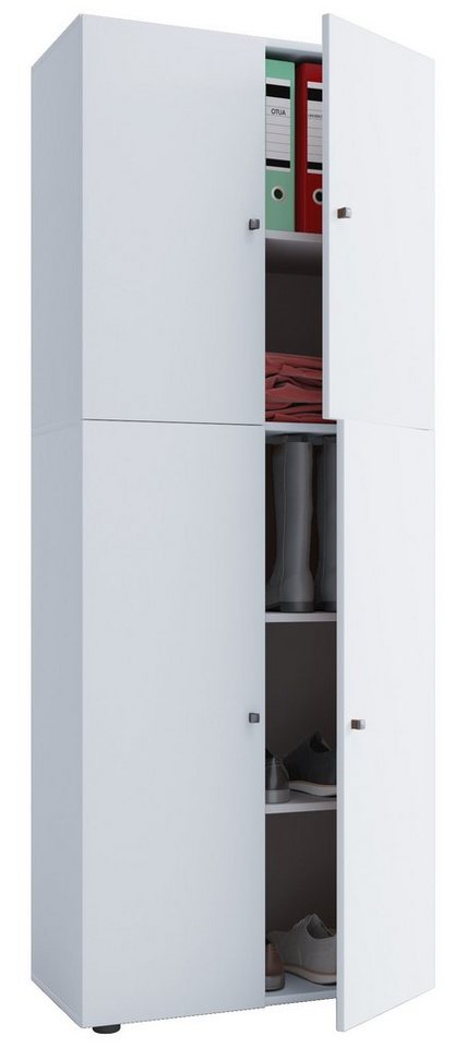 VCM Kleiderschrank Kleiderschrank Jugendschrank Lona Drehtüren von VCM