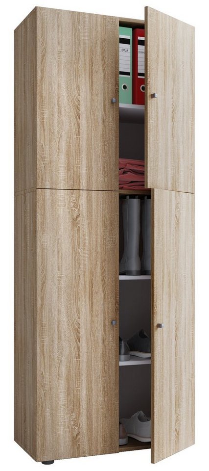 VCM Kleiderschrank Kleiderschrank Jugendschrank Lona Drehtüren von VCM