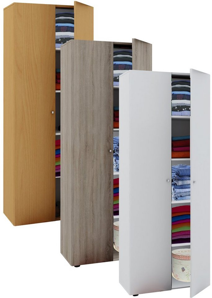 VCM Kleiderschrank Kleiderschrank Jugendschrank Vandol Drehtüren von VCM