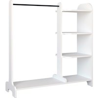 VCM Kleiderschrank »Lempu«, BxHxL: 106 x 110 x 35 cm - weiss von VCM