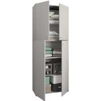VCM Kleiderschrank Lona XXL Drehtüren, grau VCM Kleiderschrank Lona XXL Drehtüren, grau von VCM