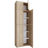 Kleiderschrank "Lona XXL" Drehtüren | Mit Aufsatz Sonoma-Eiche Kleiderschrank "Lona XXL" Drehtüren | Mit Aufsatz Sonoma-Eiche von VCM