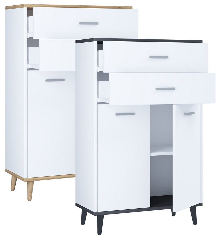 VCM Kommode Holz Highboard Kommode Schublade Lindas von VCM