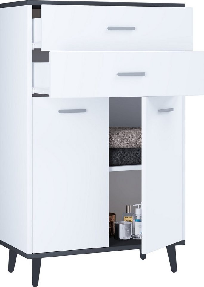 VCM Kommode Holz Highboard Kommode Schublade Lindas von VCM