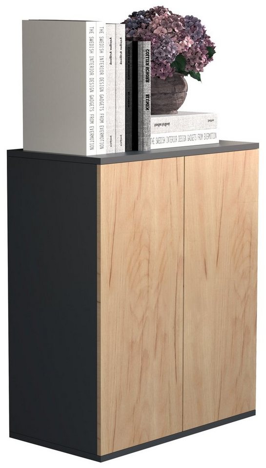VCM Kommode Holz Kommode Sideboard Anrichte Dalosa 2 Drehtüren von VCM