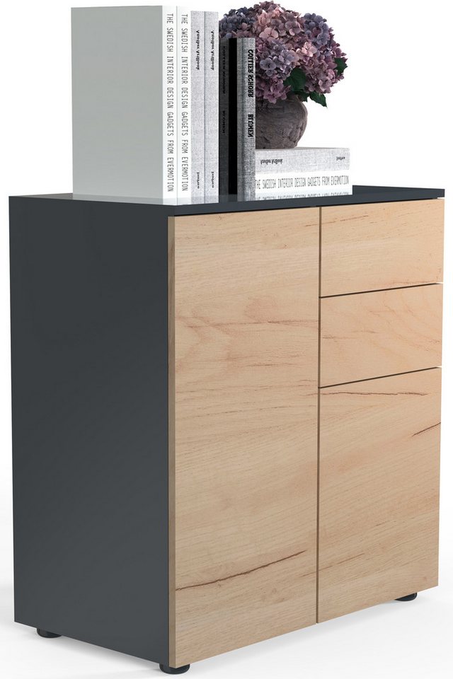 VCM Kommode Holz Kommode Sideboard Anrichte Dalosa 4 Schublade von VCM