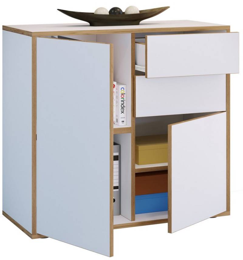 VCM Kommode Holz Kommode Sideboard Salia Breite 80 Schublade von VCM