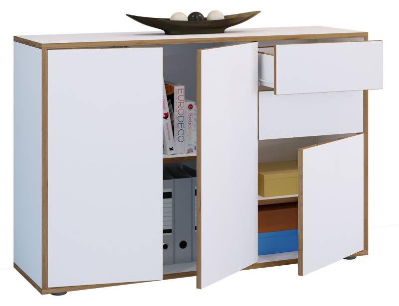 VCM Kommode Holz Kommode Sideboard Salia Breite 110 Schublade von VCM