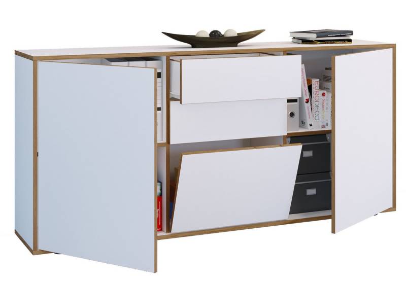 VCM Kommode Holz Kommode Sideboard Salia Breite 160 Schublade von VCM