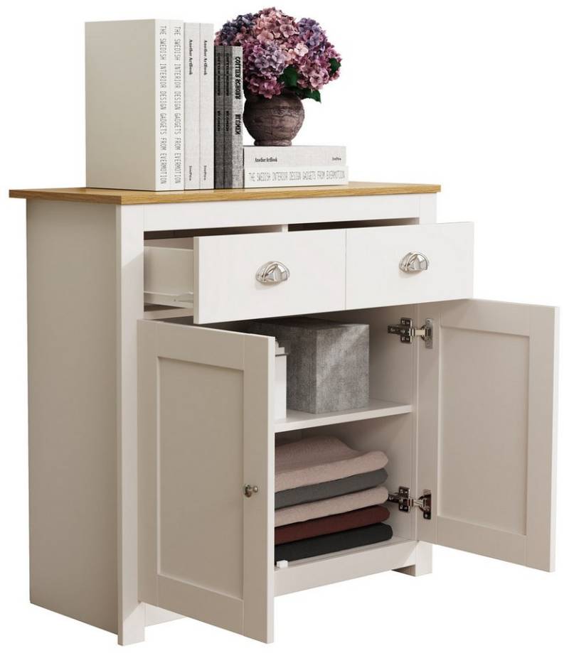 VCM Kommode Holz Kommode Sideboard Schublade BalusaL von VCM