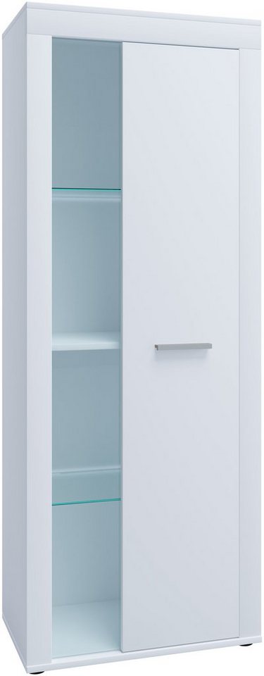 VCM Kommode Schrank Vitrine Wohnzimmer Holz Glas Usilo von VCM