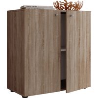 VCM Kommode »Vandol V1«, BxHxL: 39 x 74 x 70 cm, Holzwerkstoff - braun von VCM