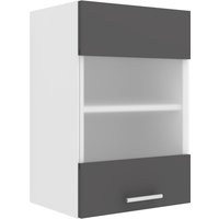 Küchenschrank Breite 40 cm Matt Glastür Hängeschrank Küche Küchenmöbel Esilo von VCM