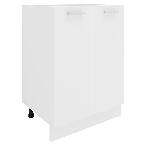 VCM Küchenschrank | Maße ca. H. 82 x B. 60 x. T. 46 cm | Unterschrank mit Zwei Drehtüren | Küchenmöbel - Esilo von VCM
