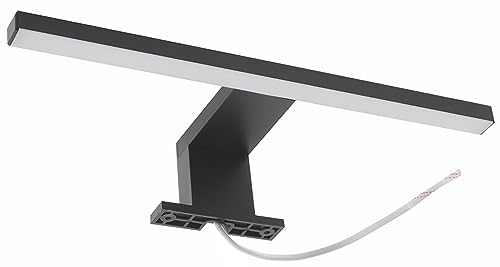 VCM LED Beleuchtung | Spiegel Licht | Lampe | Energieeffizienzklasse D | Badezimmer - Blino Schwarz von VCM