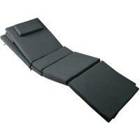 VCM Liegenauflage 2er Set anthrazit Polyester B/L: ca. 58x188 cm von VCM