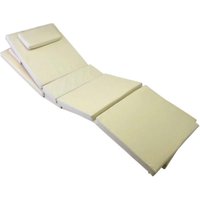 VCM Liegenauflage 2er Set creme Polyester B/L: ca. 58x188 cm VCM Liegenauflage 2er Set creme Polyester B/L: ca. 58x188 cm von VCM