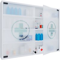 VCM Medizinschrank »Hustila L«, BxHxT: 80 x 60 x 10 cm - weiss VCM Medizinschrank »Hustila L«, BxHxT: 80 x 60 x 10 cm - weiss von VCM