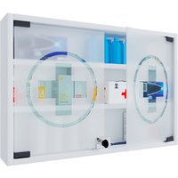 VCM Medizinschrank »Hustila M«, BxHxT: 60 x 40 x 10 cm - weiss VCM Medizinschrank »Hustila M«, BxHxT: 60 x 40 x 10 cm - weiss von VCM