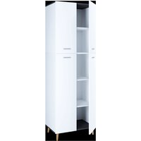 VCM Mehrzweckschrank »Landos«, BxHxT: 60 x 184 x 32 cm - grau von VCM