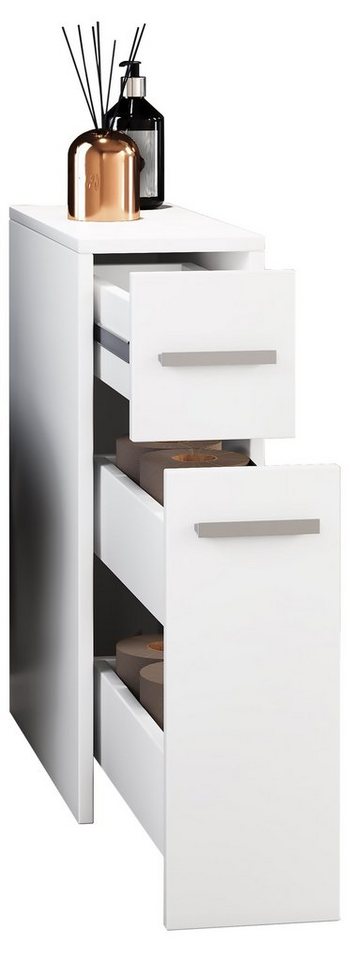 VCM Midischrank Holz Badmöbel Nischenschrank Raumteiler Bad Zalo von VCM