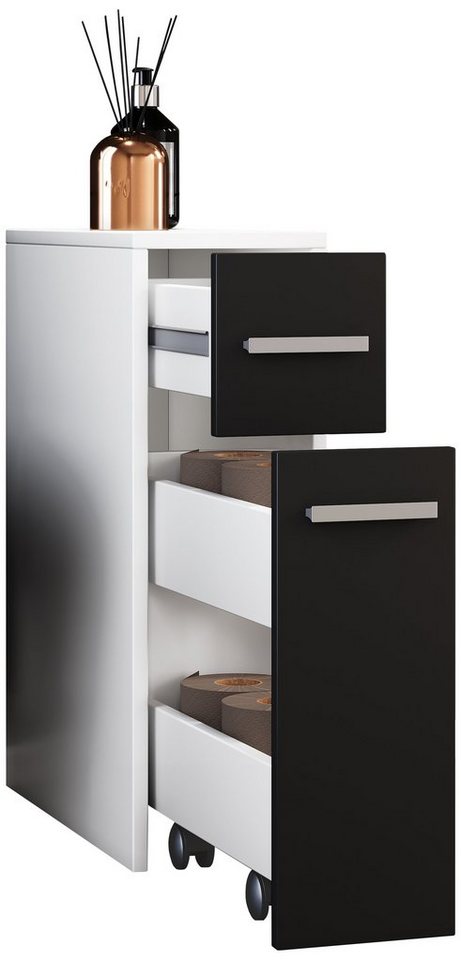 VCM Midischrank Holz Badmöbel Nischenschrank Raumteiler Bad Zalo von VCM