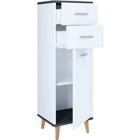 VCM Midischrank »Lindas«, BxHxL: 32 x 97 x 28 cm - grau von VCM