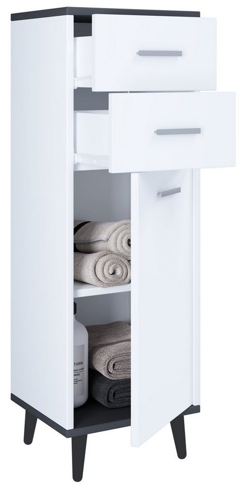 VCM Midischrank Midischrank Badmöbel Landos von VCM