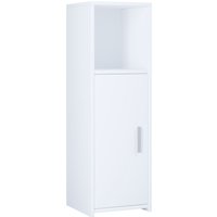 Midischrank mit Drehtüre und 2 Fächer Zalo L Weiß von VCM