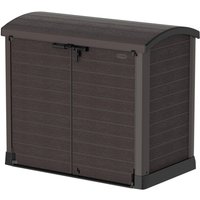 VCM Mülltonnenbox 2er StoreAway braun Kunststoff B/H/L: ca. 145x125x83 cm VCM Mülltonnenbox 2er StoreAway braun Kunststoff B/H/L: ca. 145x125x83 cm von VCM