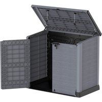 VCM Mülltonnenbox 2er StoreAway grau Kunststoff B/H/L: ca. 145x125x83 cm VCM Mülltonnenbox 2er StoreAway grau Kunststoff B/H/L: ca. 145x125x83 cm von VCM