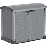 VCM Mülltonnenbox 2er StoreAway grau Kunststoff B/H/L: ca. 145x125x83 cm VCM Mülltonnenbox 2er StoreAway grau Kunststoff B/H/L: ca. 145x125x83 cm von VCM