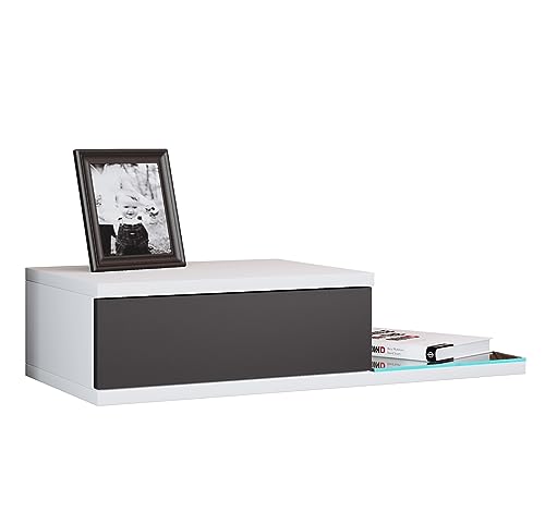VCM Nachtschrank | Wandschublade | Wandboard | Nachttisch | Maße ca. H. 15 x B. 65 x T. 30 cm - Konsila L VCM Nachtschrank | Wandschublade | Wandboard | Nachttisch | Maße ca. H. 15 x B. 65 x T. 30 cm - Konsila L von VCM