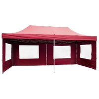 VCM Pavillon PROFI rot Metall B/H/L: ca. 600x220x300 cm von VCM