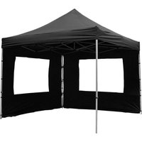 VCM Pavillon PROFI schwarz Polyester-Mischgewebe B/H/L: ca. 300x220x300 cm von VCM