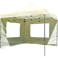 VCM Pavillon PROFI weiß Metall B/H/L: ca. 300x220x300 cm VCM Pavillon PROFI weiß Metall B/H/L: ca. 300x220x300 cm von VCM