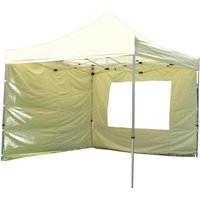 VCM Pavillon PROFI weiß Polyester-Mischgewebe B/H/L: ca. 300x220x300 cm von VCM