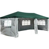 VCM Pavillon grün Polyester-Mischgewebe B/H/L: ca. 300x250x600 cm von VCM