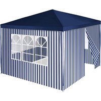 VCM Pavillon royalblau Polyester-Mischgewebe B/H/L: ca. 300x187x300 cm von VCM