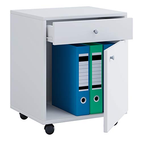 VCM Rollcontainer | Beistellcontainer mit Schublade | Maße ca. H. 54 x B. 45 x T. 38 cm | Bürocontainer - Masola von VCM