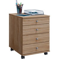 VCM Rollcontainer »Lona Mini «, BxH: 42 x 57 cm, Holzwerkstoff - braun von VCM