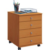 VCM Rollcontainer »Lona Mini «, BxH: 42 x 57 cm, Holzwerkstoff - braun von VCM