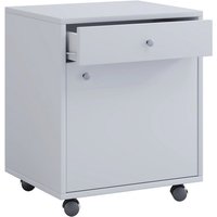 VCM Rollcontainer »Masola«, BxHxL: 38 x 54 x 45 cm, Holzwerkstoff - weiss von VCM