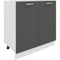 VCM Schrank »Esilo«, BxHxL: 80 x 82 x 46 cm - grau von VCM