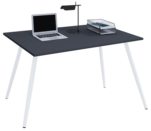 VCM Schreibtisch Computertisch Bürotisch Skandanivischer Retro Look Salia 110x50 cm von VCM