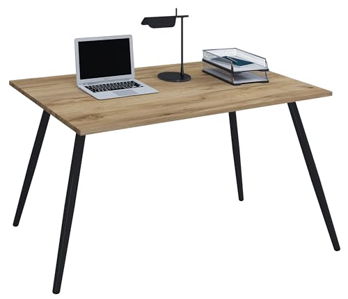 VCM Schreibtisch Computertisch Bürotisch Skandanivischer Retro Look Salia 160x80 cm von VCM