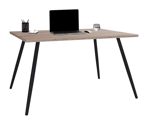 VCM Schreibtisch Computertisch Bürotisch Skandanivischer Retro Look Salia 80x50 cm von VCM