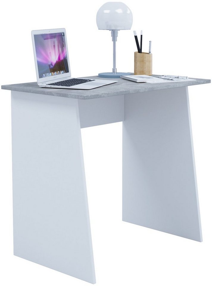 VCM Schreibtisch Holz Schreibtisch Computertisch Masola Mini von VCM