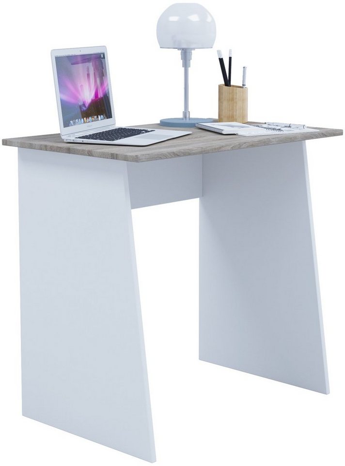VCM Schreibtisch Holz Schreibtisch Computertisch Masola Mini von VCM