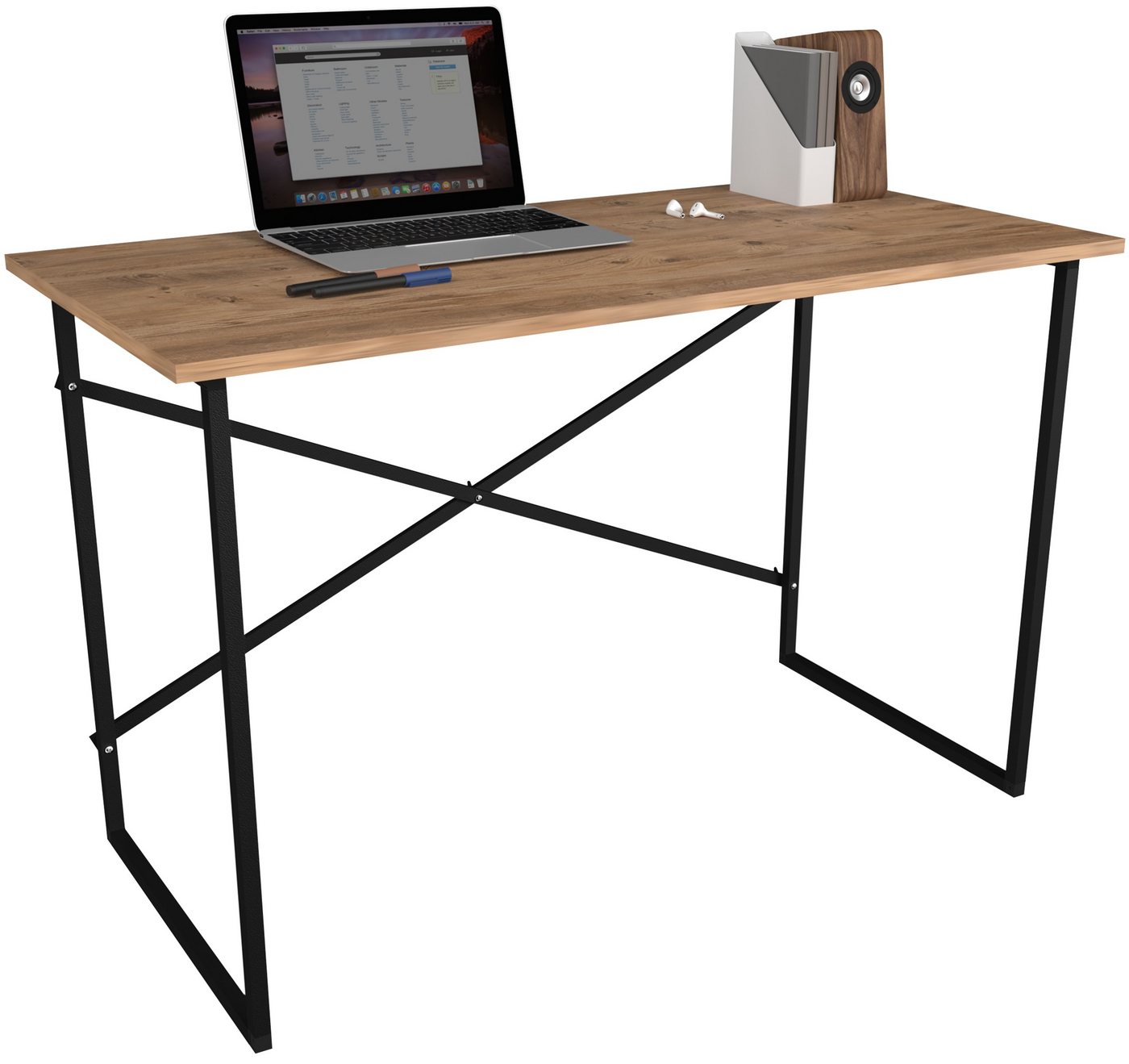 VCM Schreibtisch Industrie Styl Schreibtisch Computertisch Insasi VCM Schreibtisch Industrie Styl Schreibtisch Computertisch Insasi von VCM